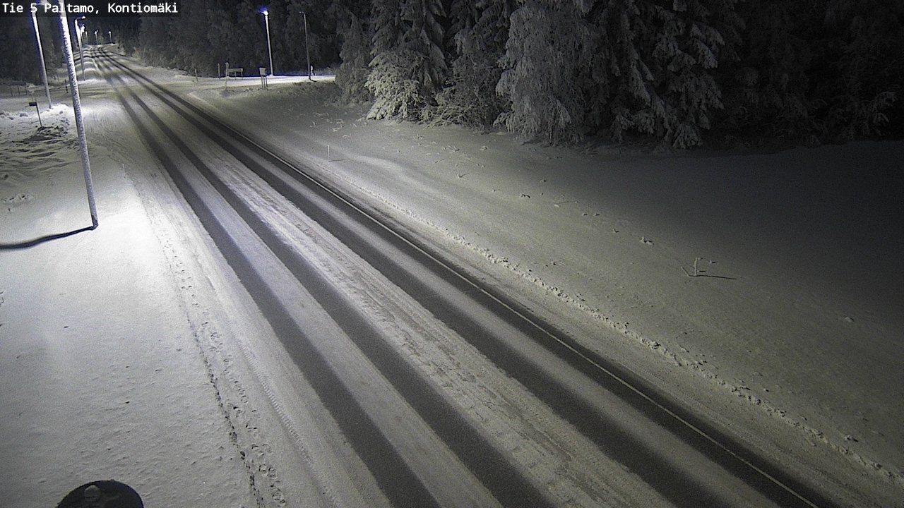Weather Camera Image Väg 5 Paltamo, Kontiomäki, Paltamo, Kainuu