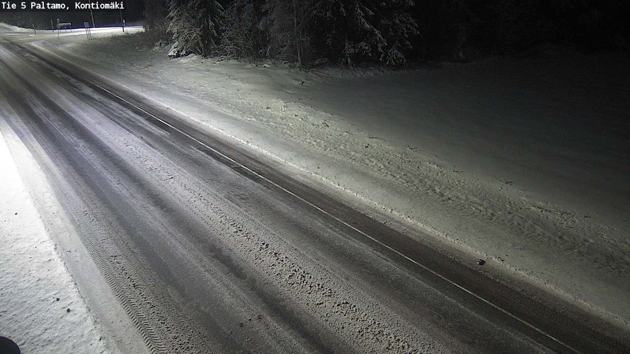 Weather Camera Image Road 5 Paltamo, Kontiomäki, Paltamo, Kainuu