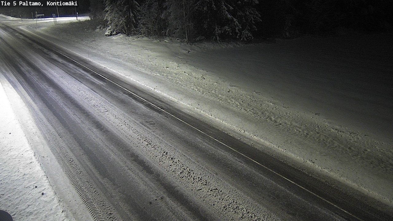 Weather Camera Image Road 5 Paltamo, Kontiomäki, Paltamo, Kainuu