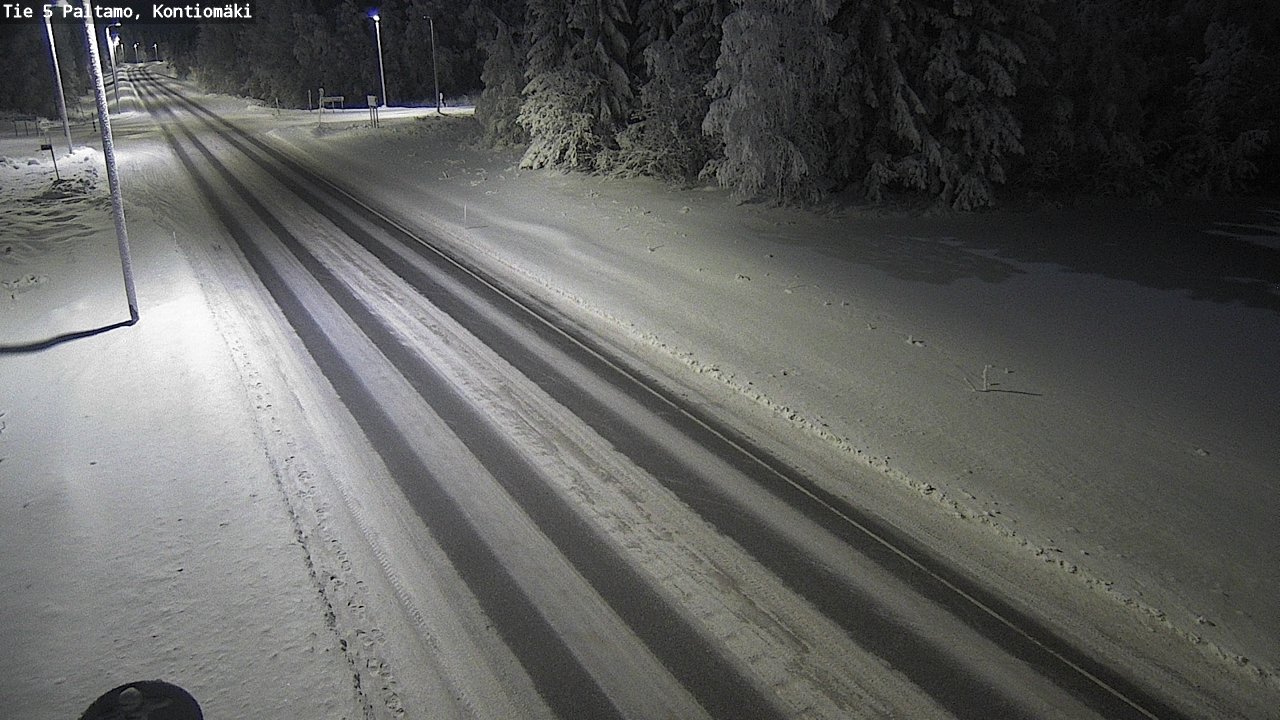 Weather Camera Image Väg 5 Paltamo, Kontiomäki, Paltamo, Kainuu