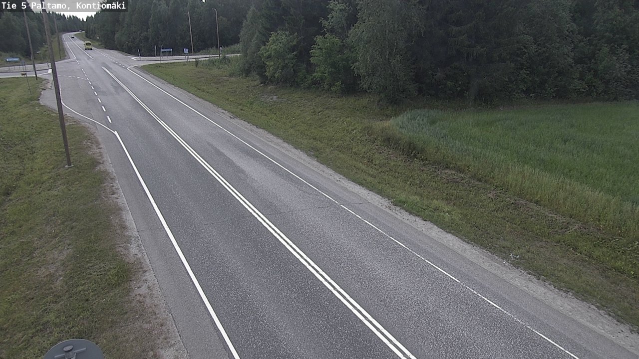 Weather Camera Image Väg 5 Paltamo, Kontiomäki, Paltamo, Kainuu