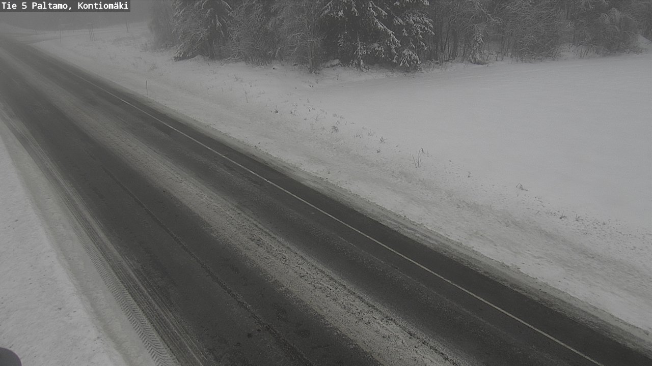 Weather Camera Image Road 5 Paltamo, Kontiomäki, Paltamo, Kainuu