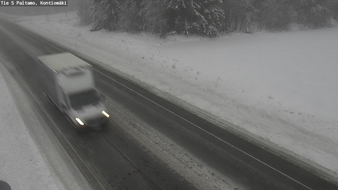 Weather Camera Image Road 5 Paltamo, Kontiomäki, Paltamo, Kainuu
