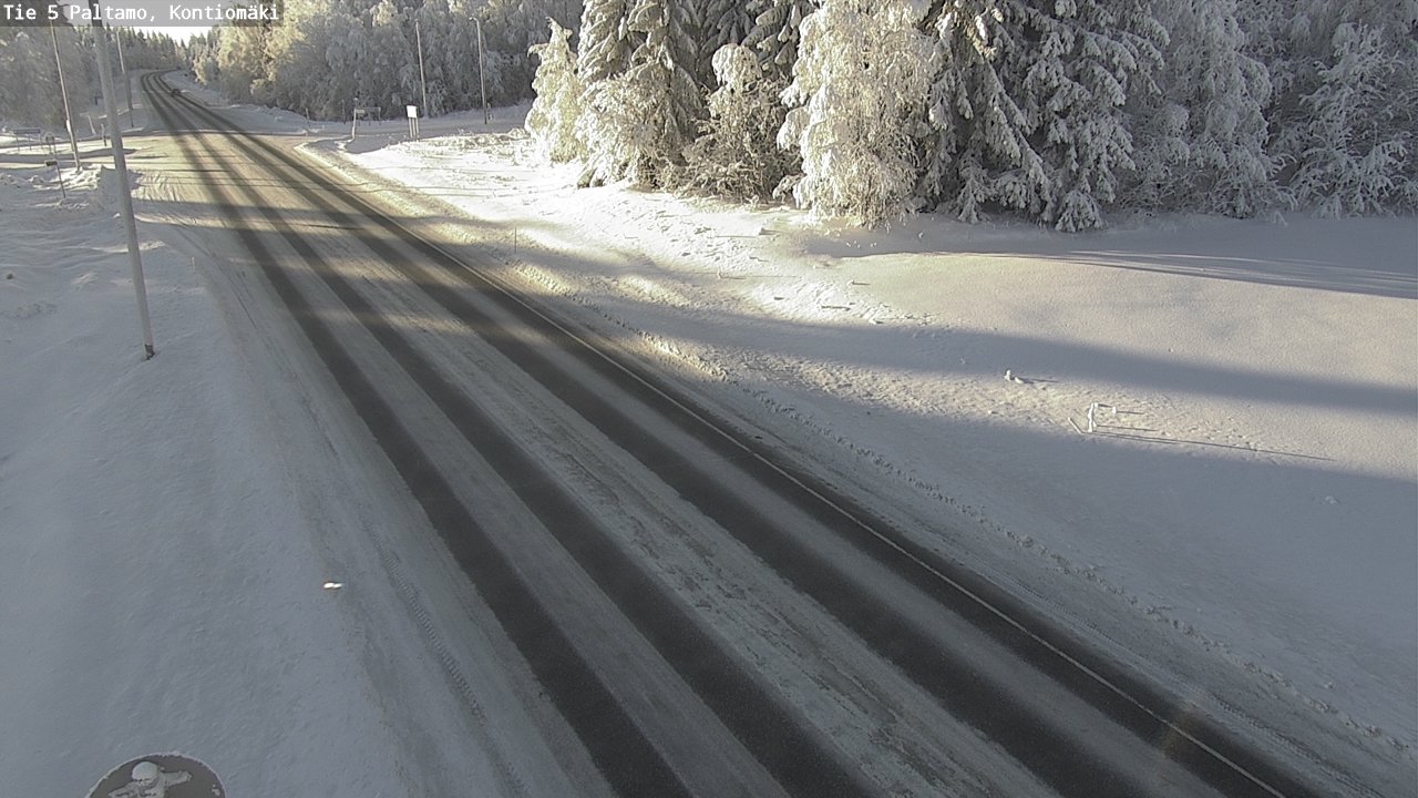 Weather Camera Image Väg 5 Paltamo, Kontiomäki, Paltamo, Kainuu
