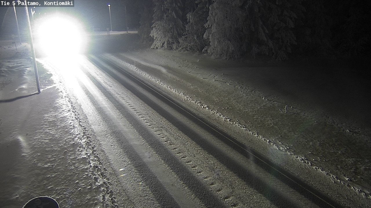 Weather Camera Image Väg 5 Paltamo, Kontiomäki, Paltamo, Kainuu