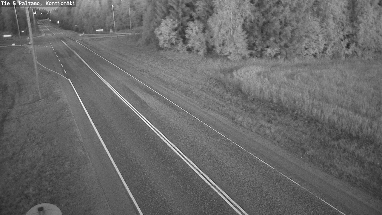 Weather Camera Image Väg 5 Paltamo, Kontiomäki, Paltamo, Kainuu