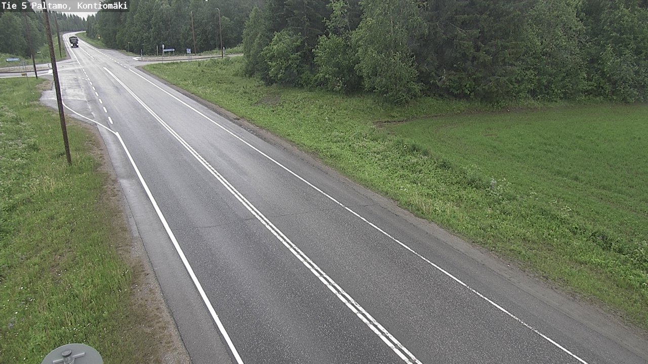 Weather Camera Image Road 5 Paltamo, Kontiomäki, Paltamo, Kainuu