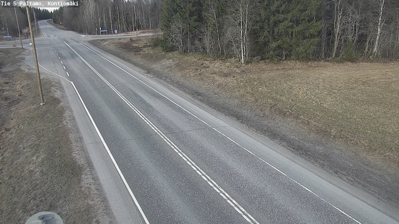 Weather Camera Image Road 5 Paltamo, Kontiomäki, Paltamo, Kainuu