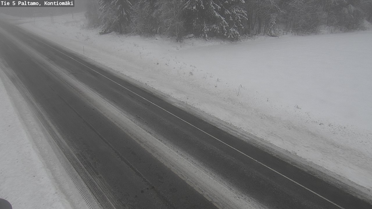 Weather Camera Image Road 5 Paltamo, Kontiomäki, Paltamo, Kainuu