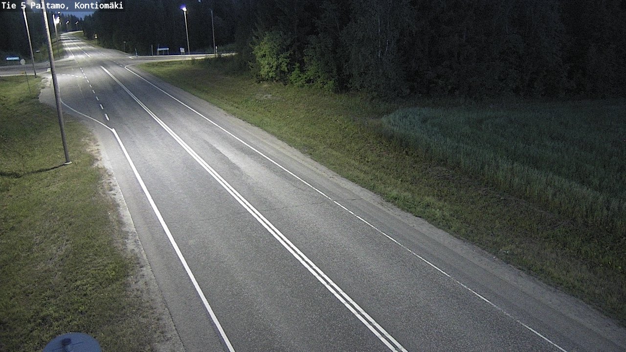 Weather Camera Image Väg 5 Paltamo, Kontiomäki, Paltamo, Kainuu