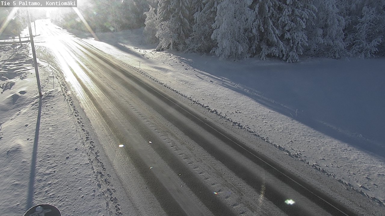 Weather Camera Image Väg 5 Paltamo, Kontiomäki, Paltamo, Kainuu