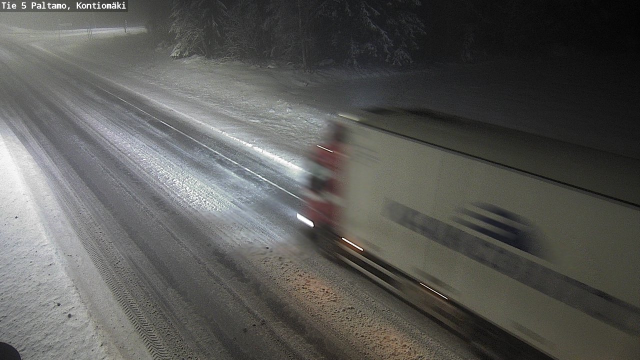 Weather Camera Image Road 5 Paltamo, Kontiomäki, Paltamo, Kainuu