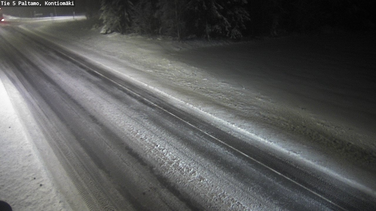 Weather Camera Image Road 5 Paltamo, Kontiomäki, Paltamo, Kainuu