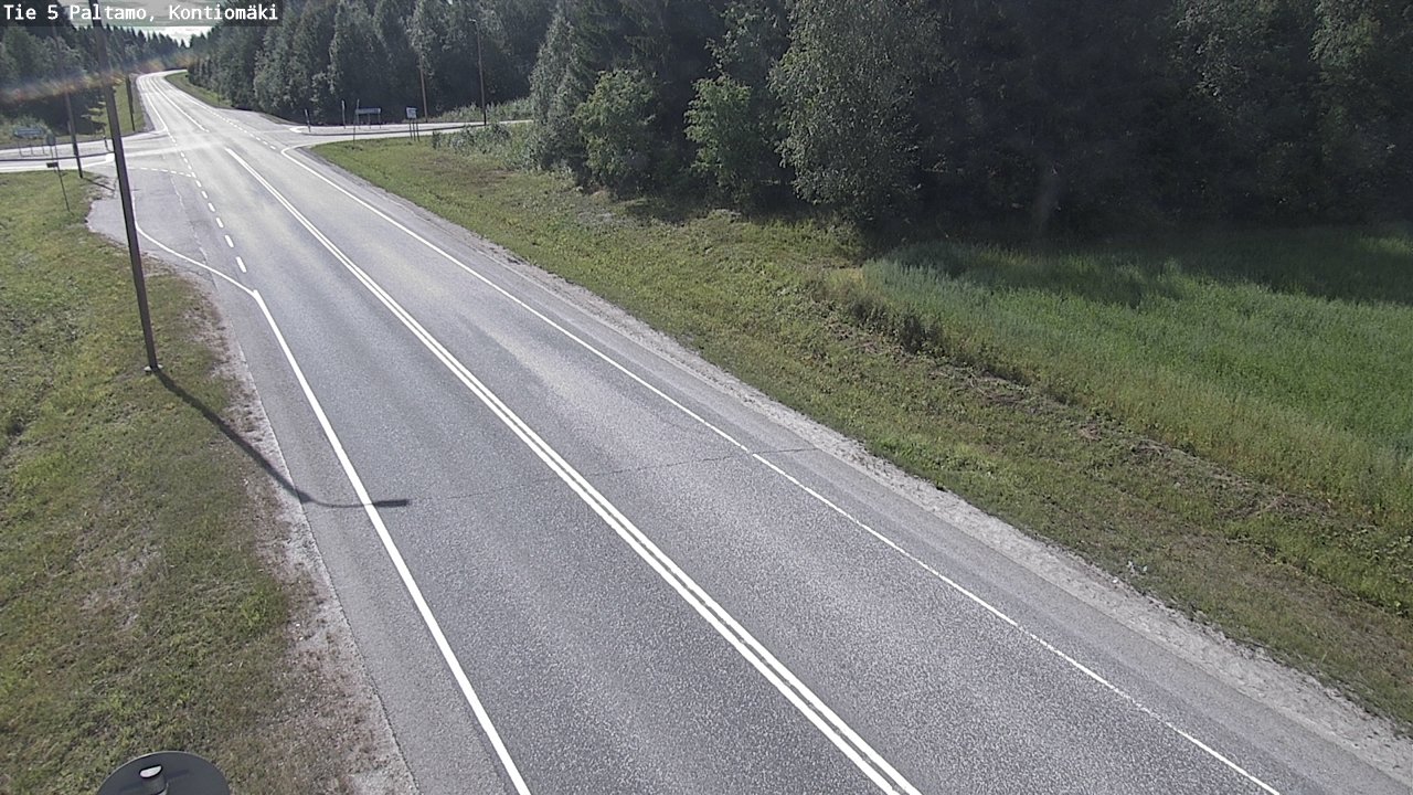 Weather Camera Image Väg 5 Paltamo, Kontiomäki, Paltamo, Kainuu