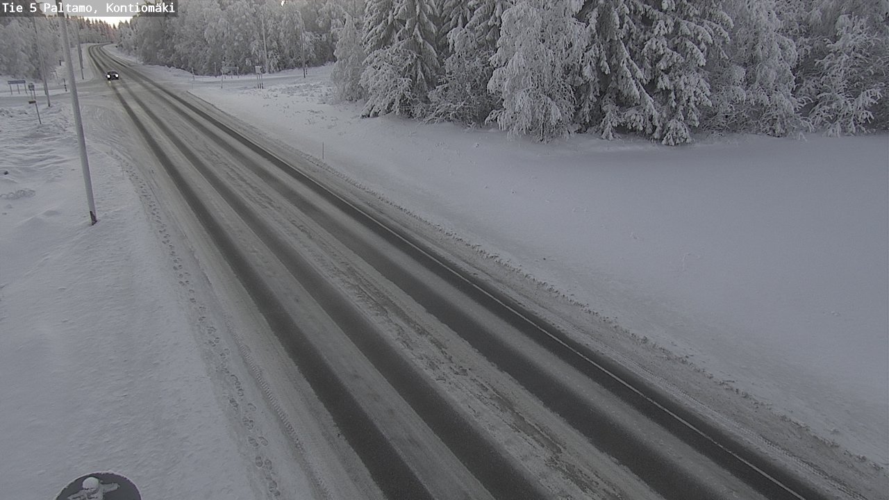 Weather Camera Image Väg 5 Paltamo, Kontiomäki, Paltamo, Kainuu