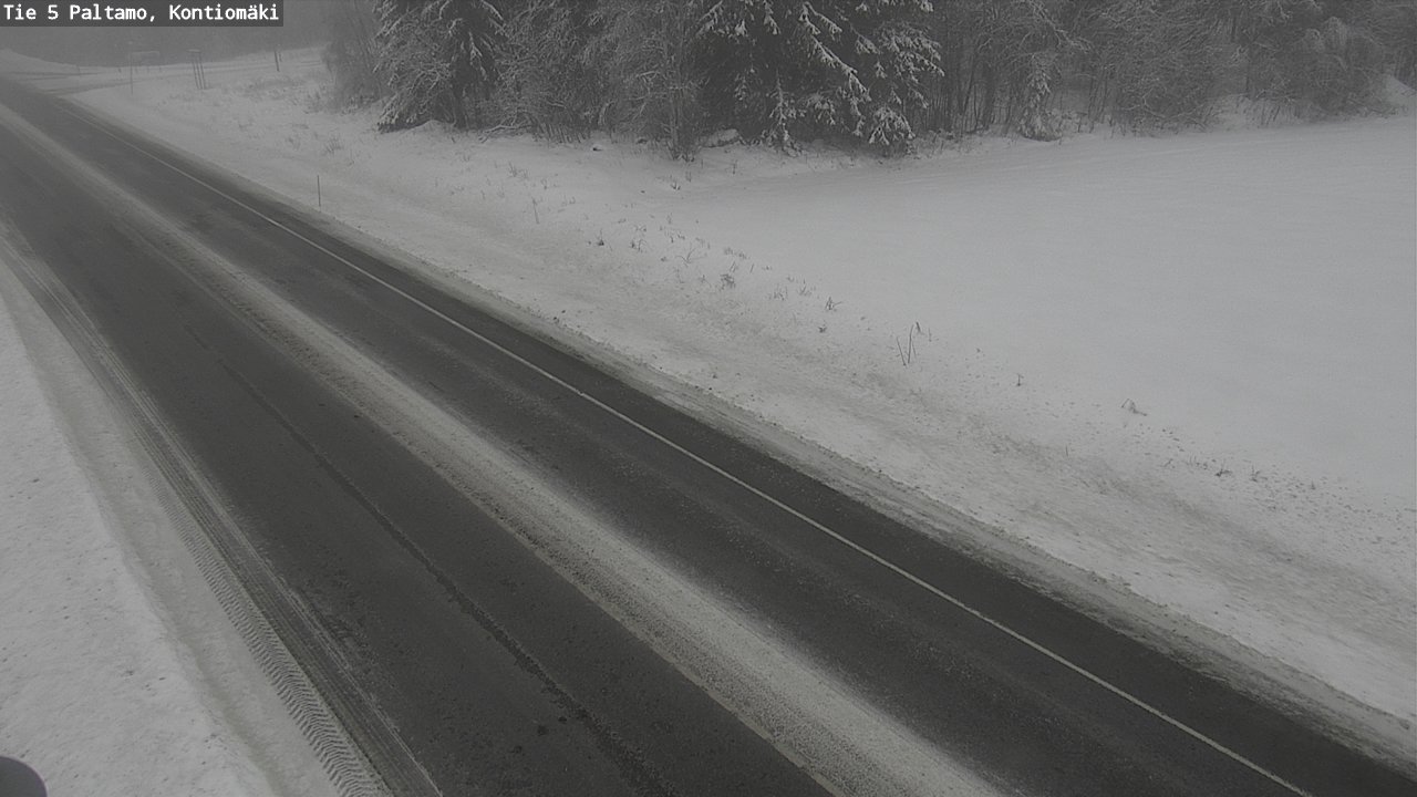 Weather Camera Image Road 5 Paltamo, Kontiomäki, Paltamo, Kainuu