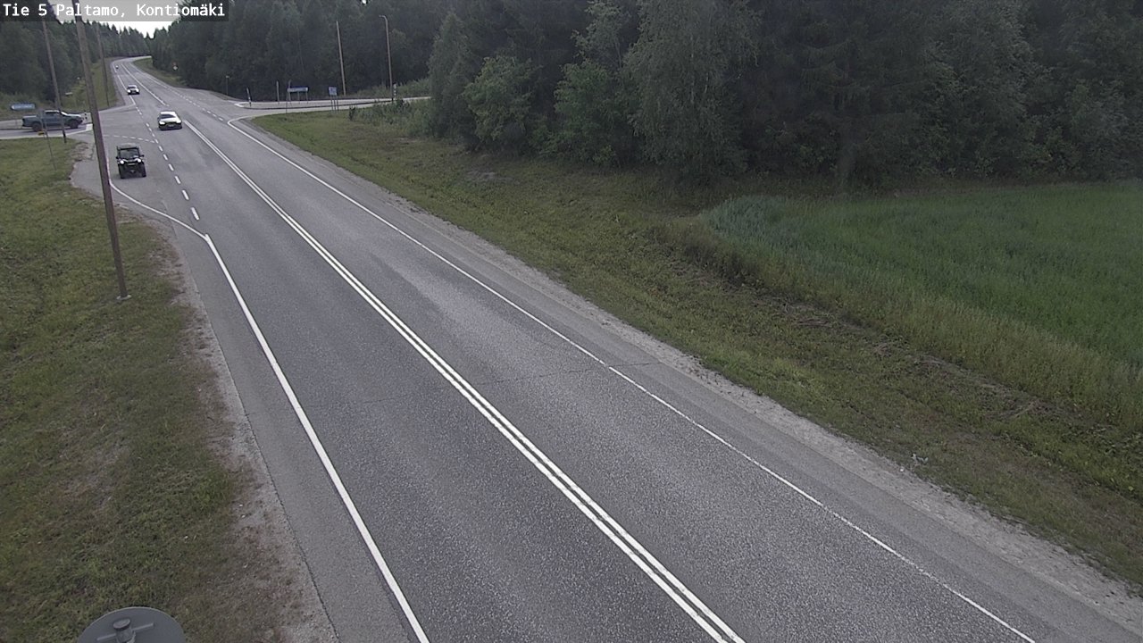 Weather Camera Image Väg 5 Paltamo, Kontiomäki, Paltamo, Kainuu