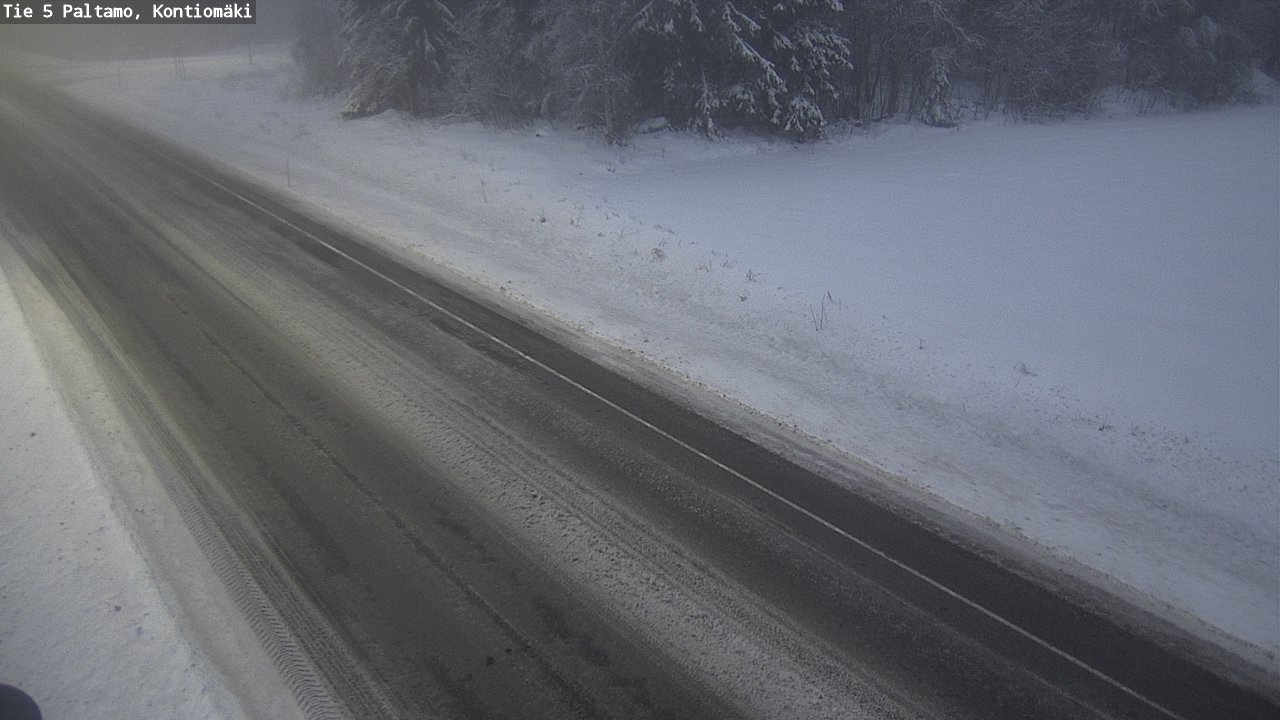 Weather Camera Image Road 5 Paltamo, Kontiomäki, Paltamo, Kainuu