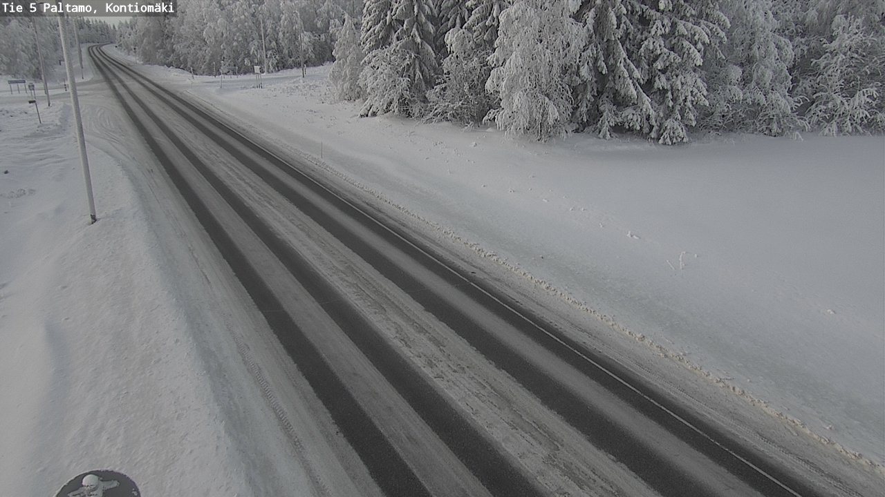 Weather Camera Image Väg 5 Paltamo, Kontiomäki, Paltamo, Kainuu