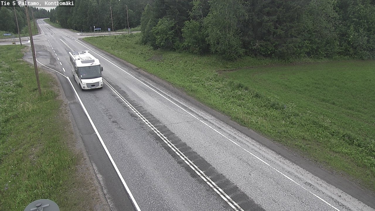 Weather Camera Image Road 5 Paltamo, Kontiomäki, Paltamo, Kainuu