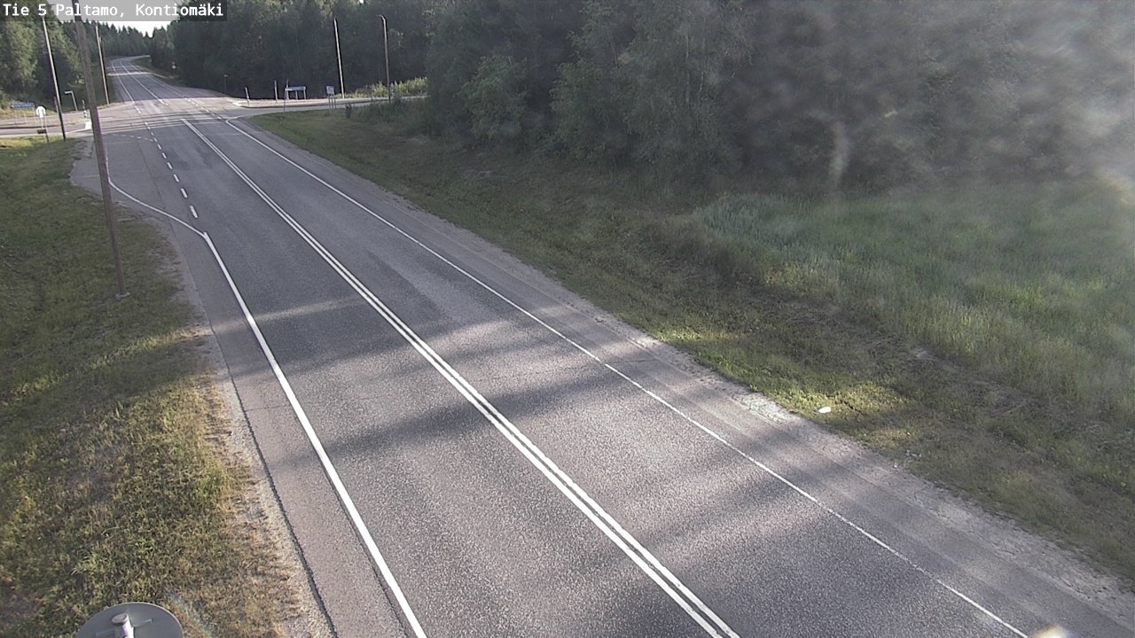 Weather Camera Image Väg 5 Paltamo, Kontiomäki, Paltamo, Kainuu
