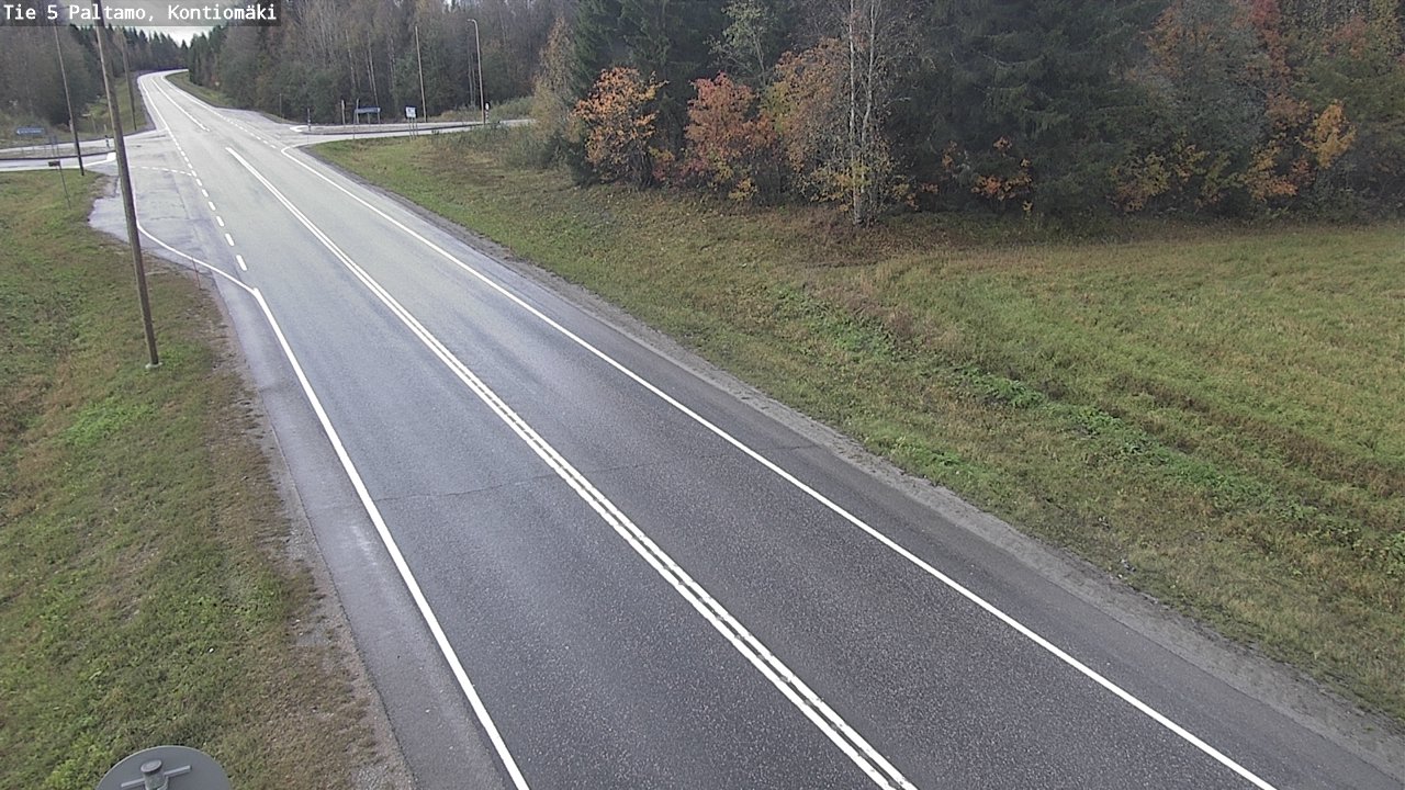 Weather Camera Image Road 5 Paltamo, Kontiomäki, Paltamo, Kainuu