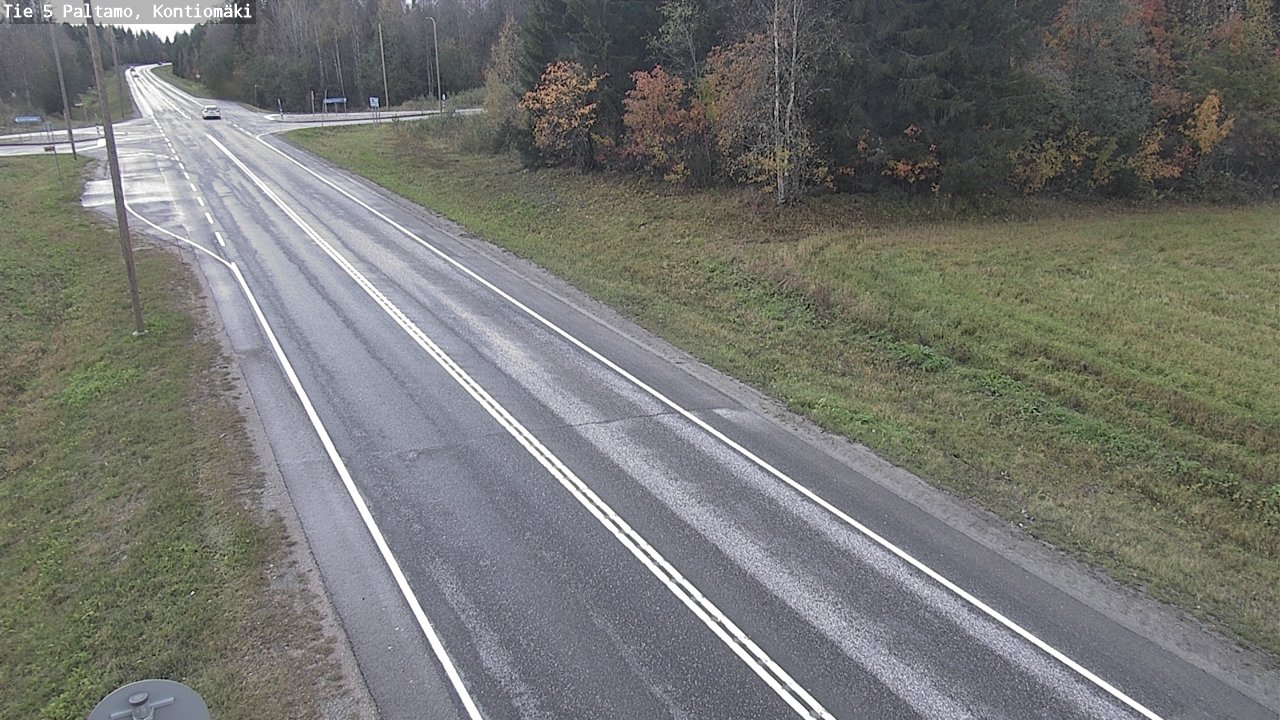 Weather Camera Image Road 5 Paltamo, Kontiomäki, Paltamo, Kainuu