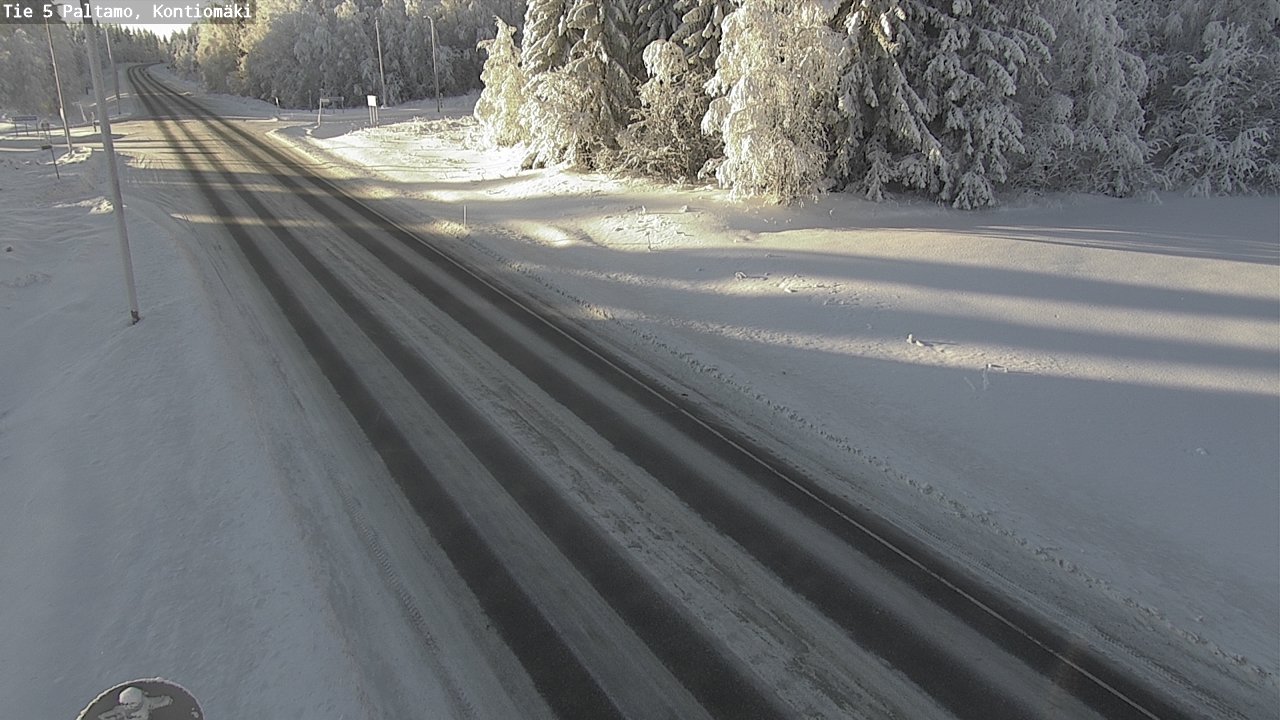Weather Camera Image Väg 5 Paltamo, Kontiomäki, Paltamo, Kainuu
