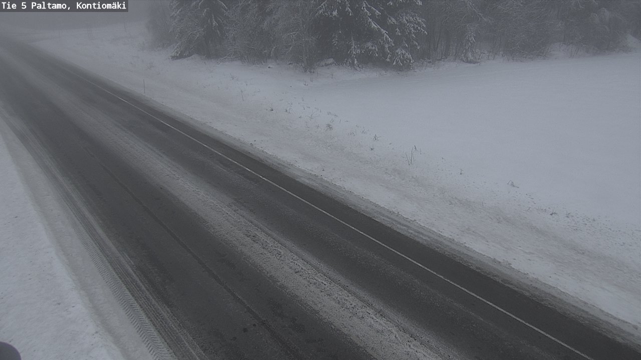 Weather Camera Image Road 5 Paltamo, Kontiomäki, Paltamo, Kainuu