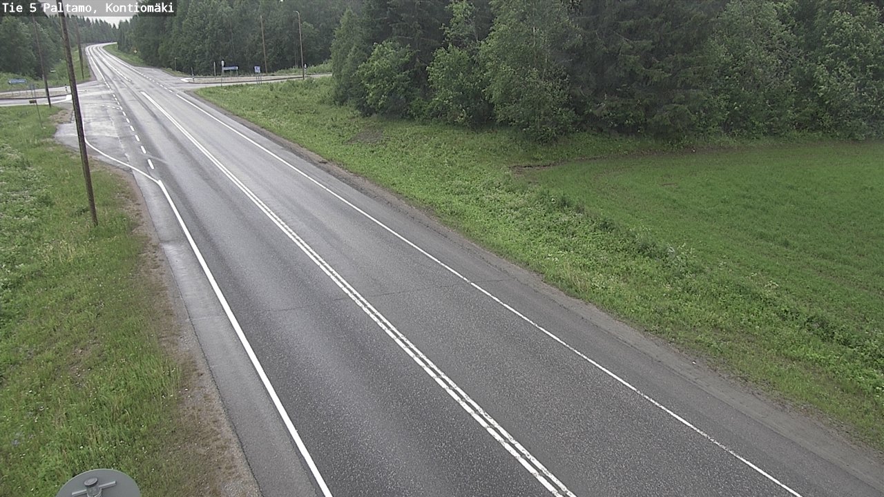 Weather Camera Image Road 5 Paltamo, Kontiomäki, Paltamo, Kainuu