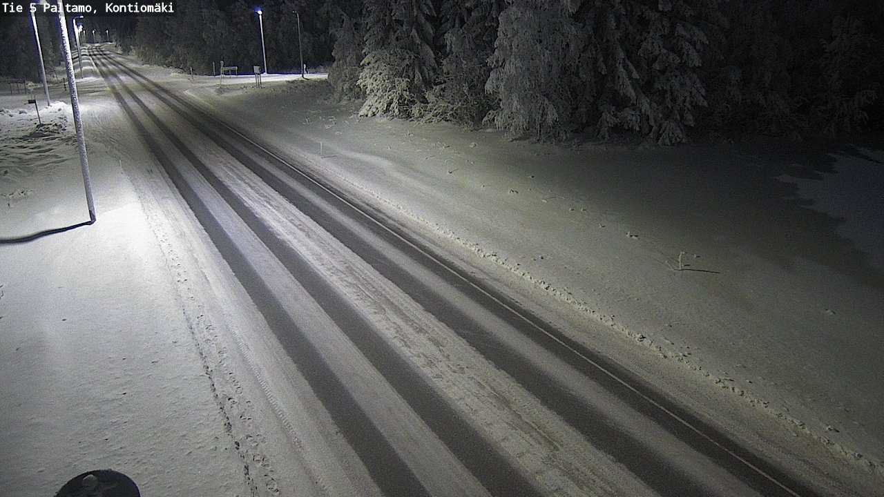 Weather Camera Image Väg 5 Paltamo, Kontiomäki, Paltamo, Kainuu
