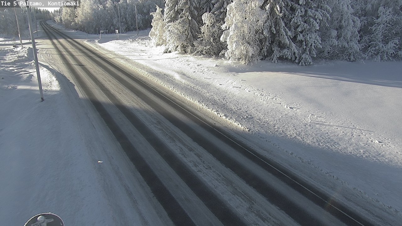 Weather Camera Image Väg 5 Paltamo, Kontiomäki, Paltamo, Kainuu