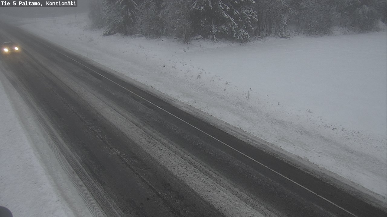 Weather Camera Image Road 5 Paltamo, Kontiomäki, Paltamo, Kainuu