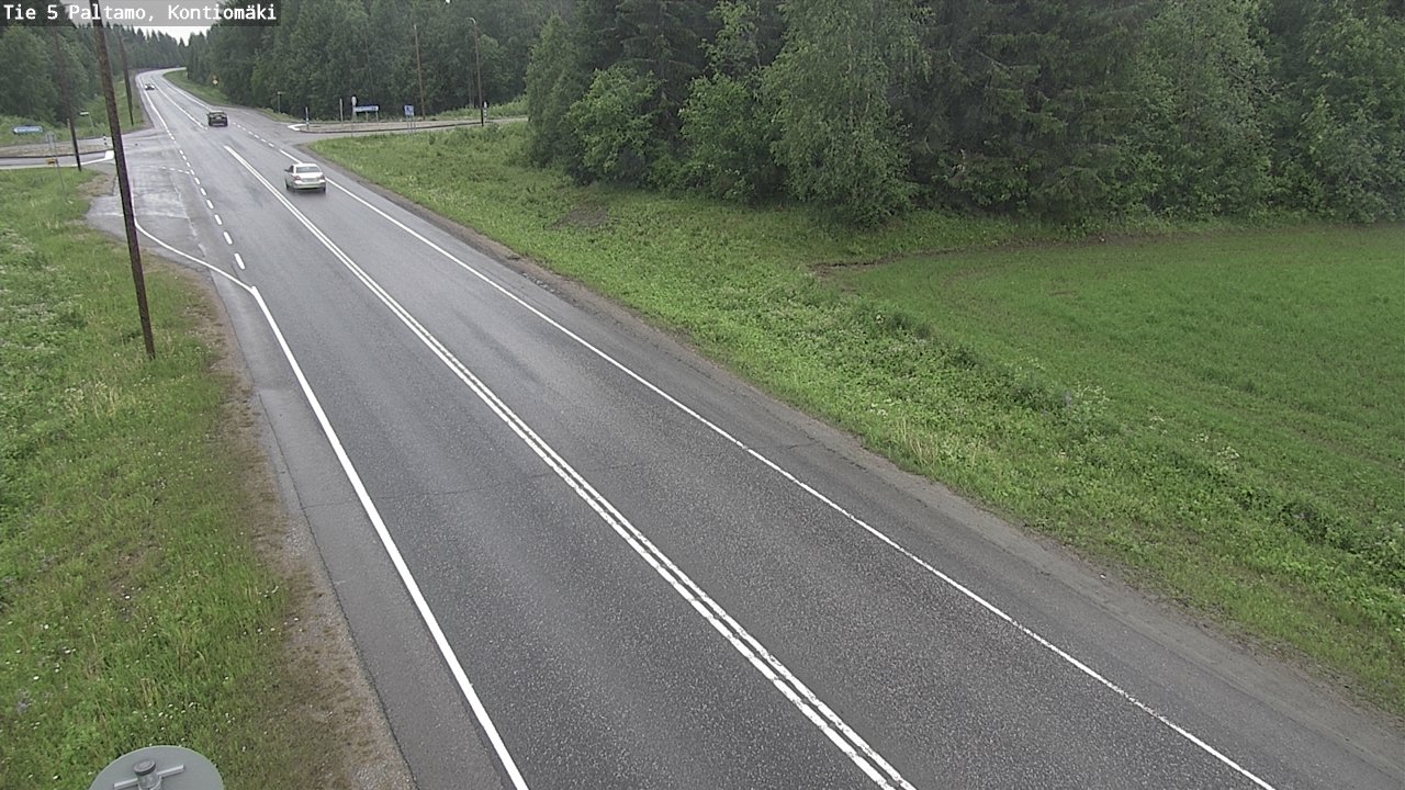 Weather Camera Image Road 5 Paltamo, Kontiomäki, Paltamo, Kainuu