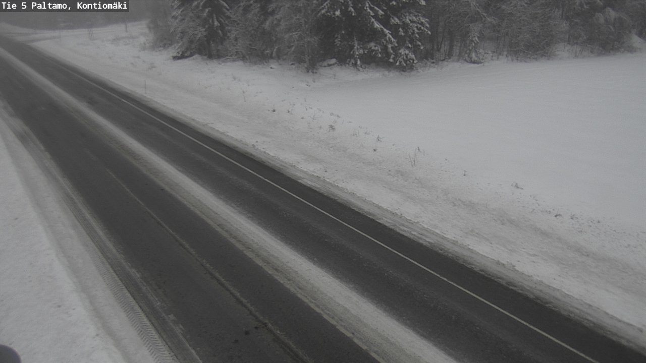 Weather Camera Image Road 5 Paltamo, Kontiomäki, Paltamo, Kainuu