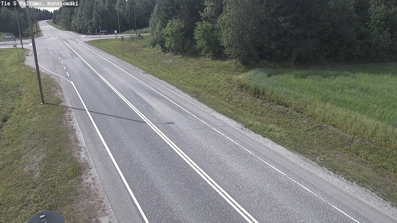 Weather Camera Image Road 5 Paltamo, Kontiomäki, Paltamo, Kainuu