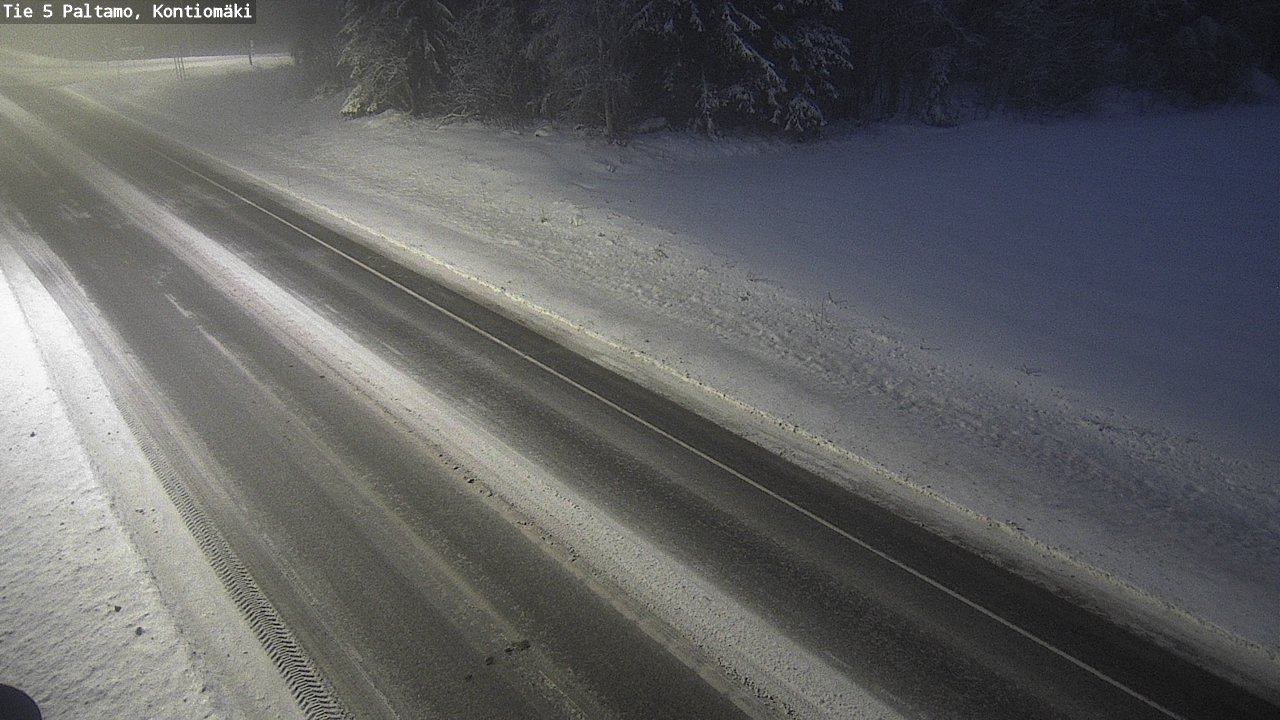 Weather Camera Image Road 5 Paltamo, Kontiomäki, Paltamo, Kainuu