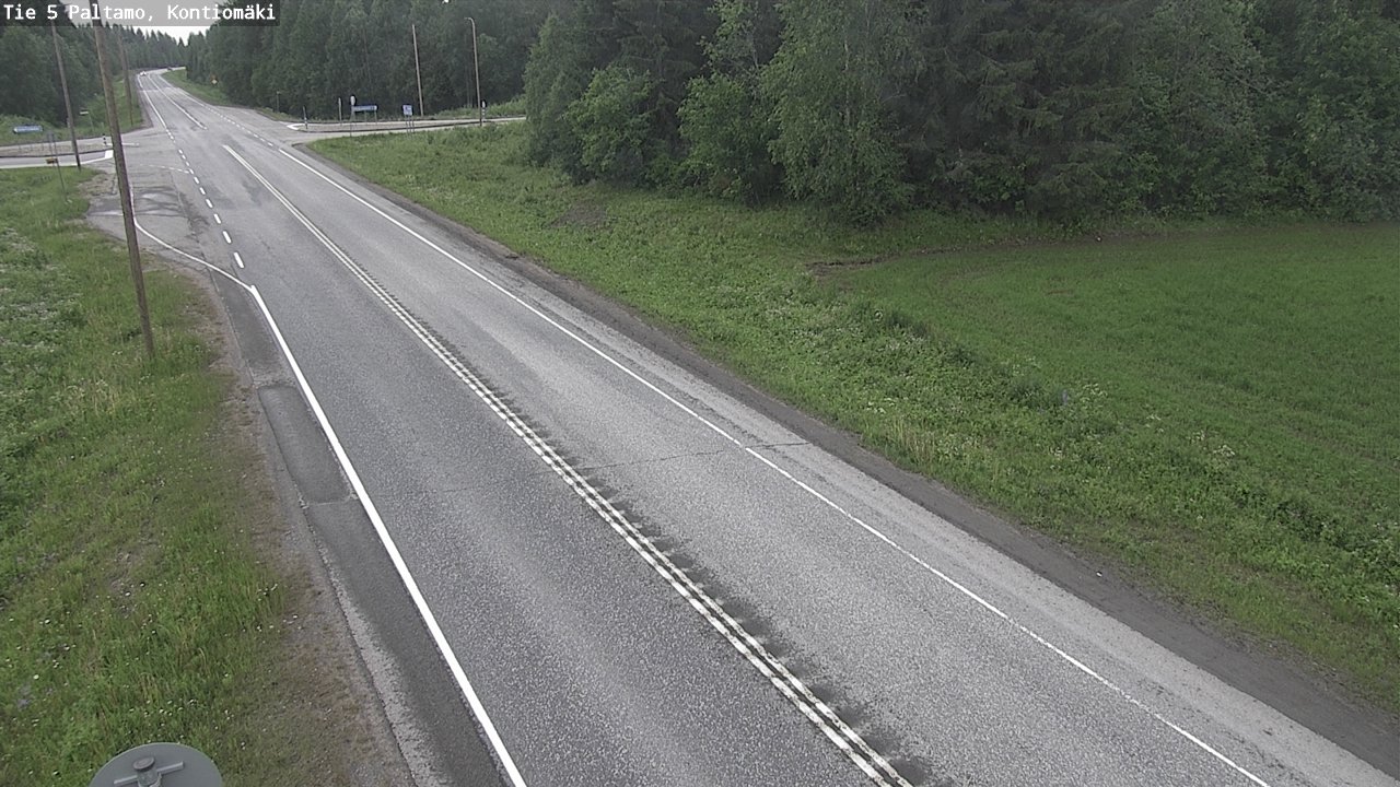 Weather Camera Image Road 5 Paltamo, Kontiomäki, Paltamo, Kainuu