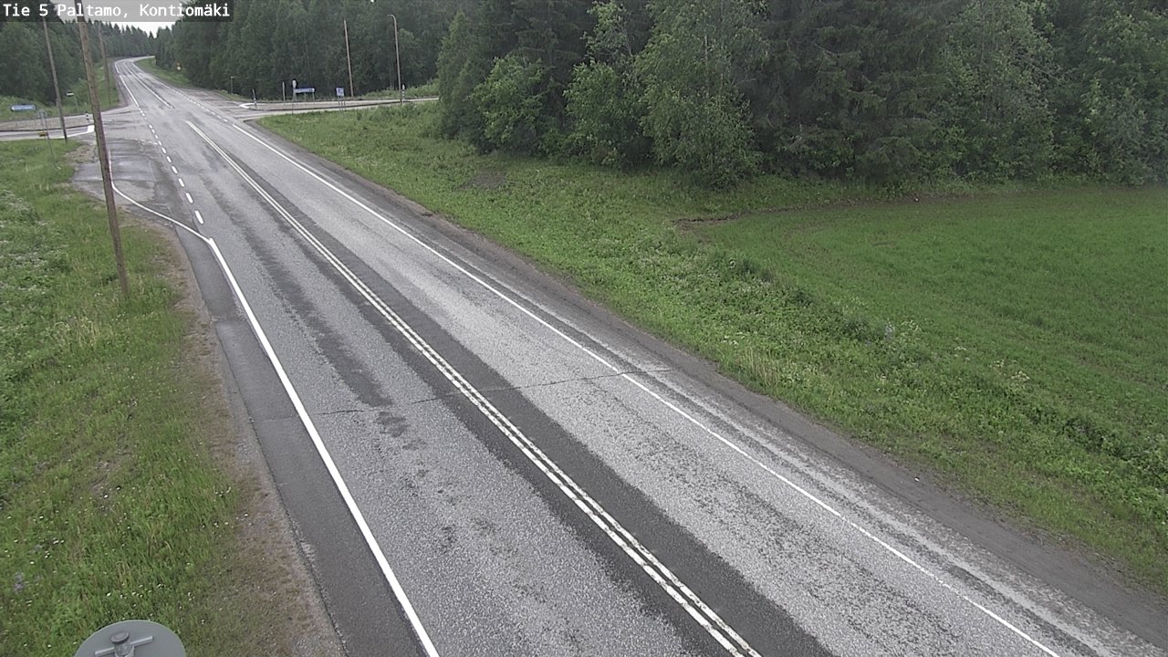 Weather Camera Image Road 5 Paltamo, Kontiomäki, Paltamo, Kainuu