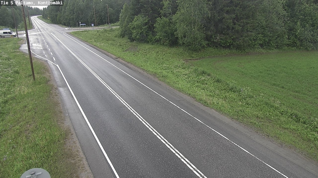 Weather Camera Image Road 5 Paltamo, Kontiomäki, Paltamo, Kainuu