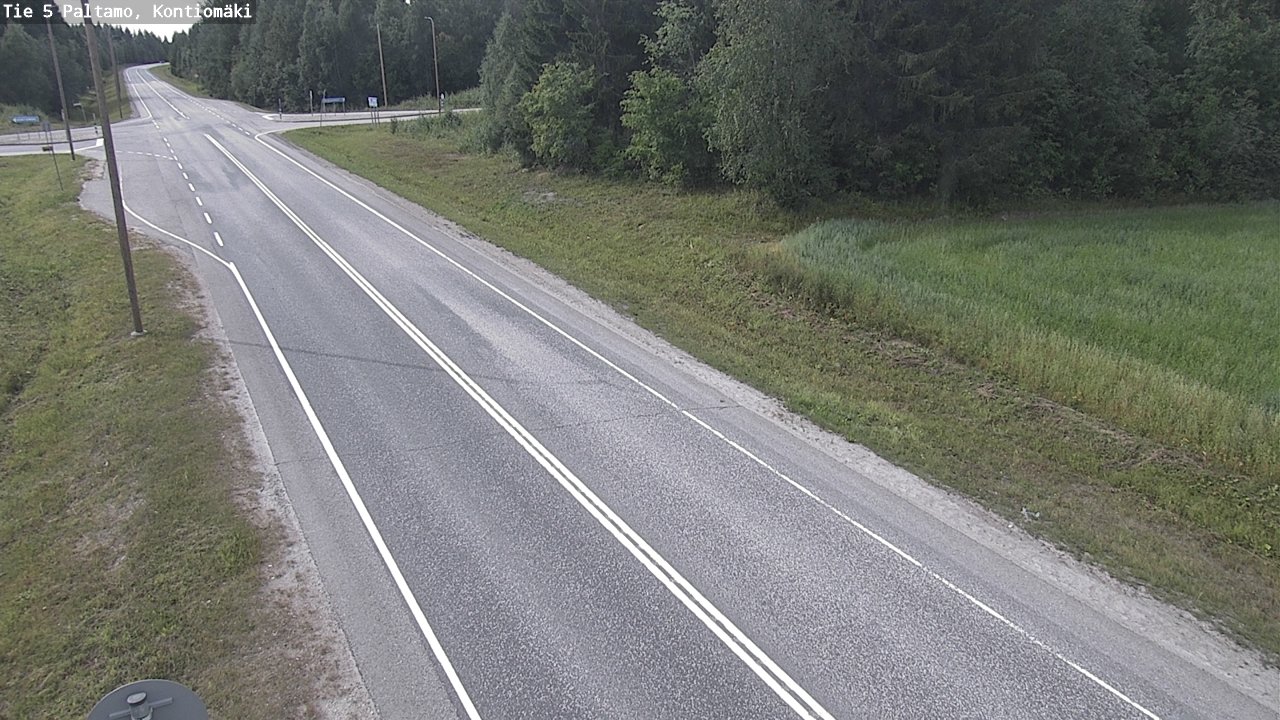 Weather Camera Image Road 5 Paltamo, Kontiomäki, Paltamo, Kainuu
