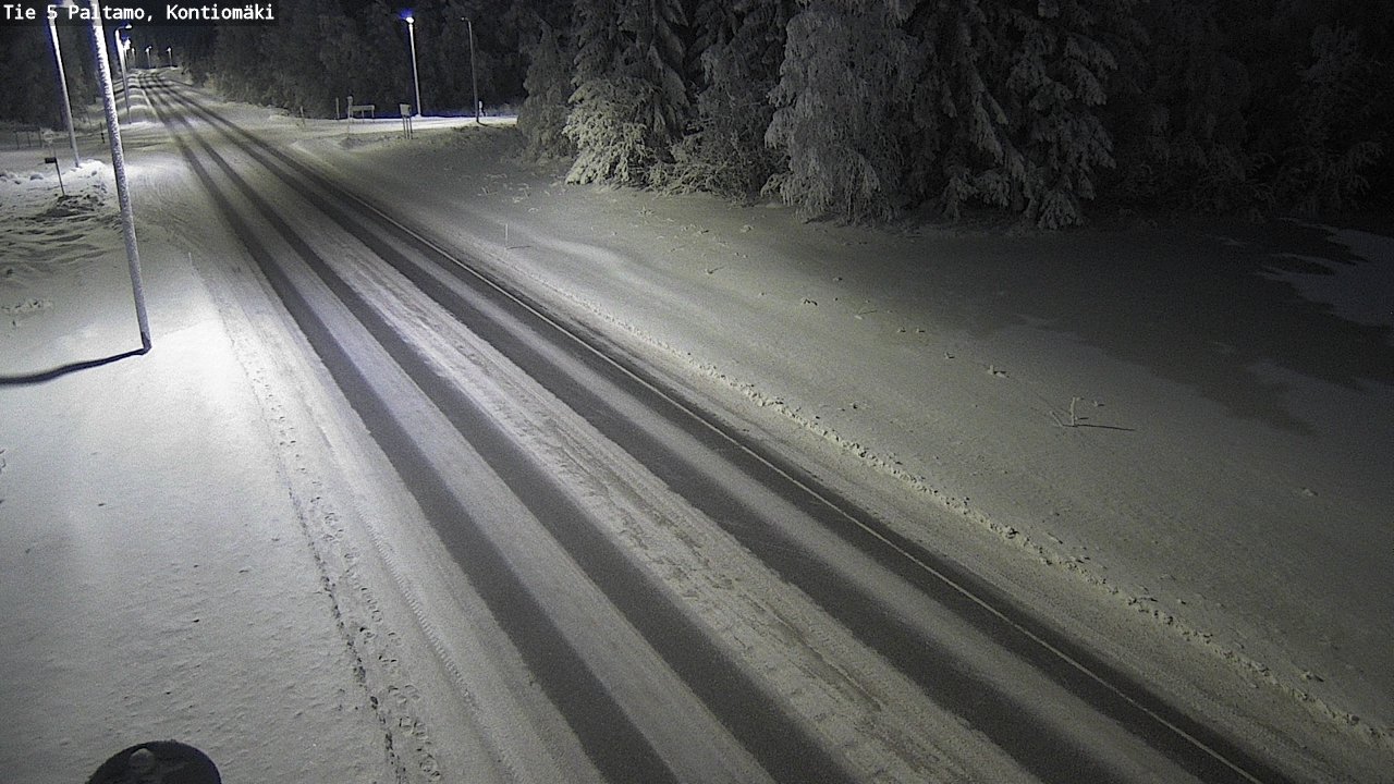 Weather Camera Image Väg 5 Paltamo, Kontiomäki, Paltamo, Kainuu