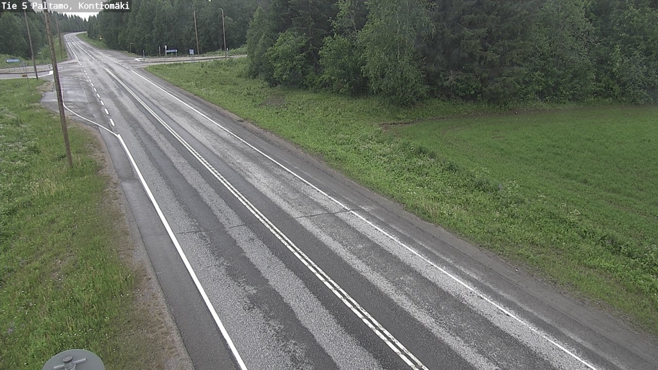 Weather Camera Image Road 5 Paltamo, Kontiomäki, Paltamo, Kainuu