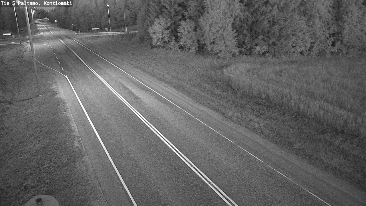 Weather Camera Image Väg 5 Paltamo, Kontiomäki, Paltamo, Kainuu