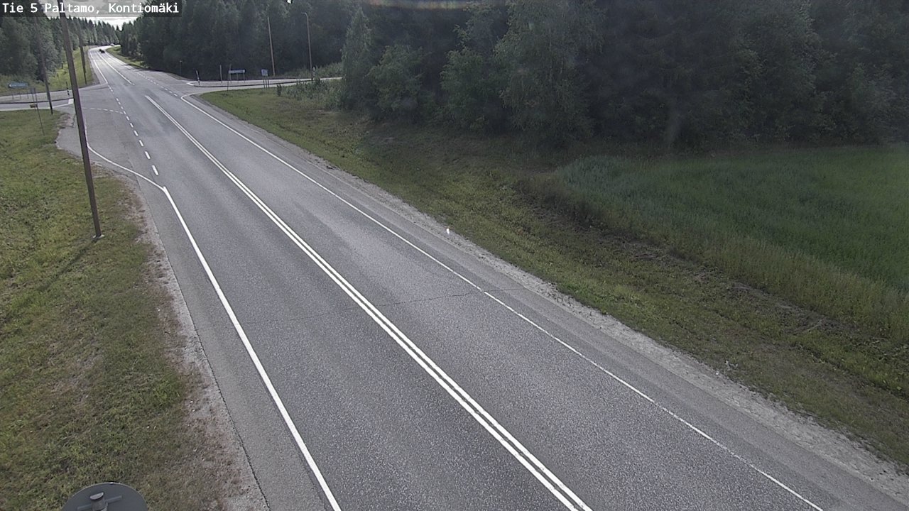 Weather Camera Image Väg 5 Paltamo, Kontiomäki, Paltamo, Kainuu