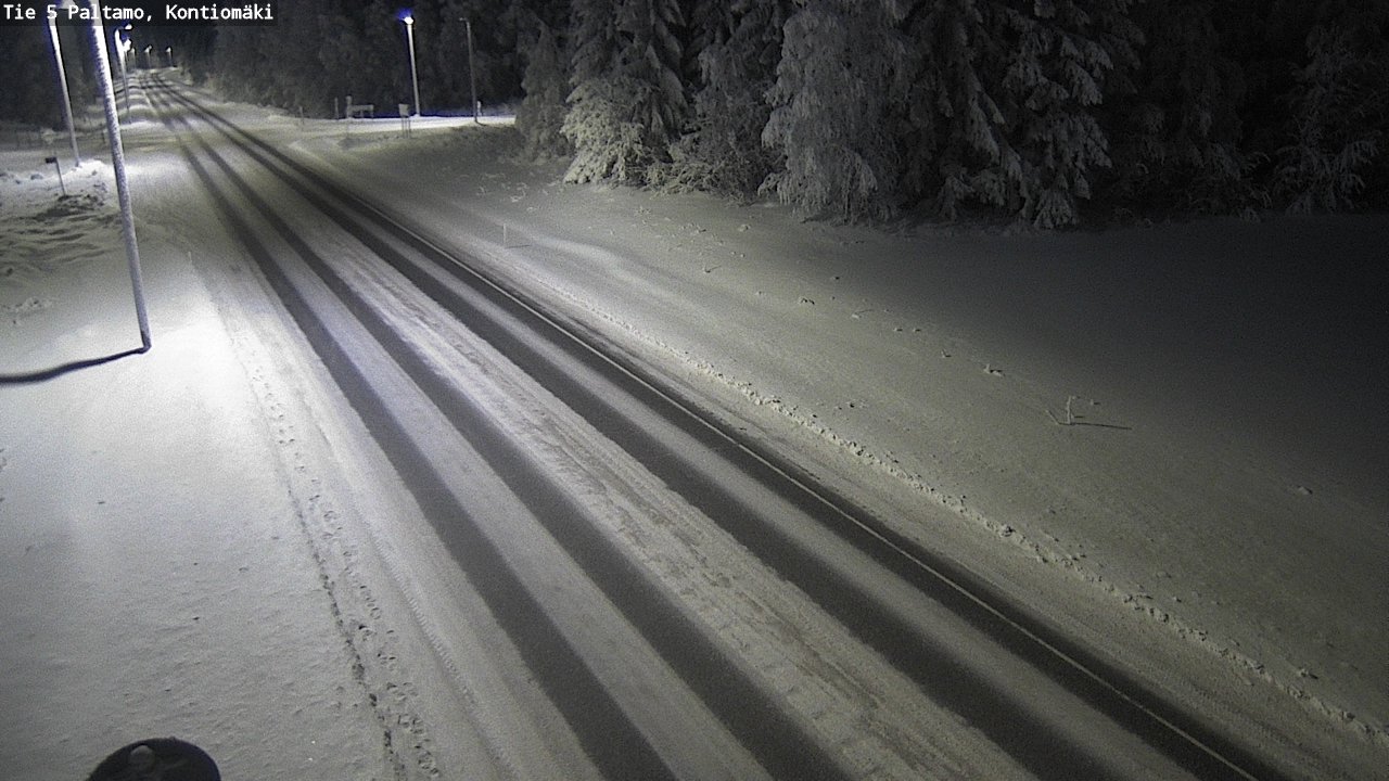 Weather Camera Image Väg 5 Paltamo, Kontiomäki, Paltamo, Kainuu