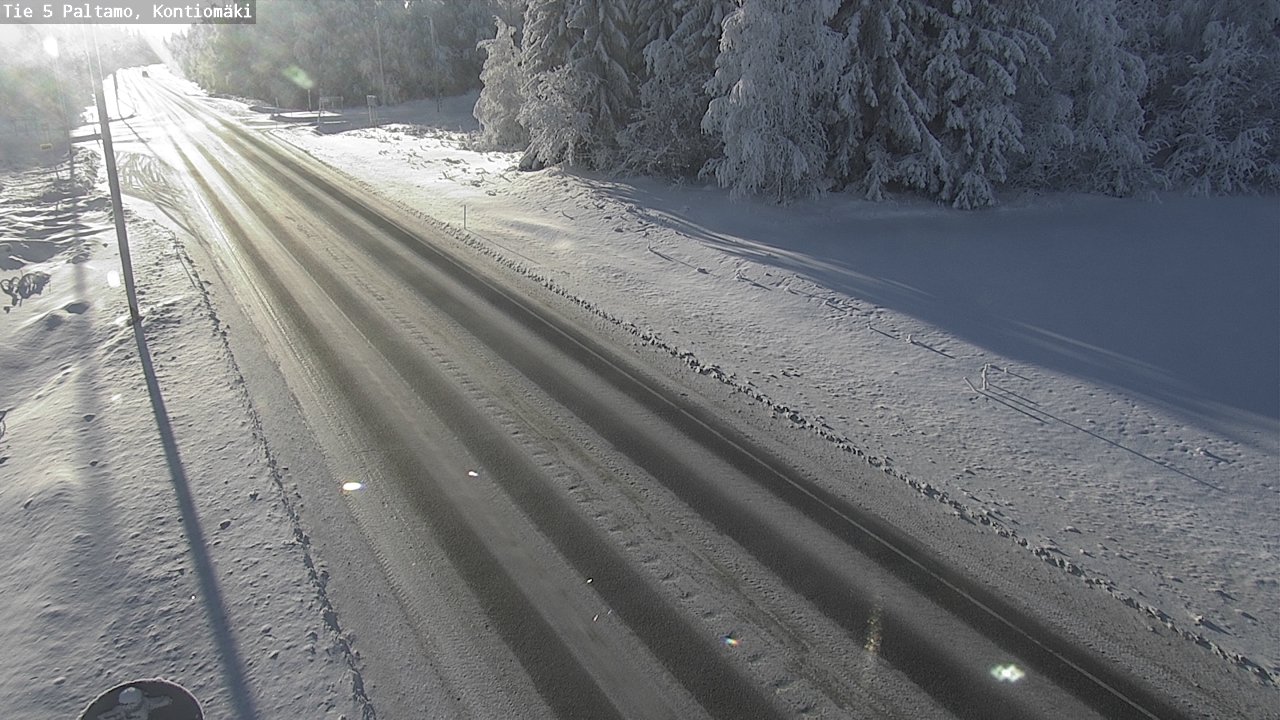 Weather Camera Image Väg 5 Paltamo, Kontiomäki, Paltamo, Kainuu