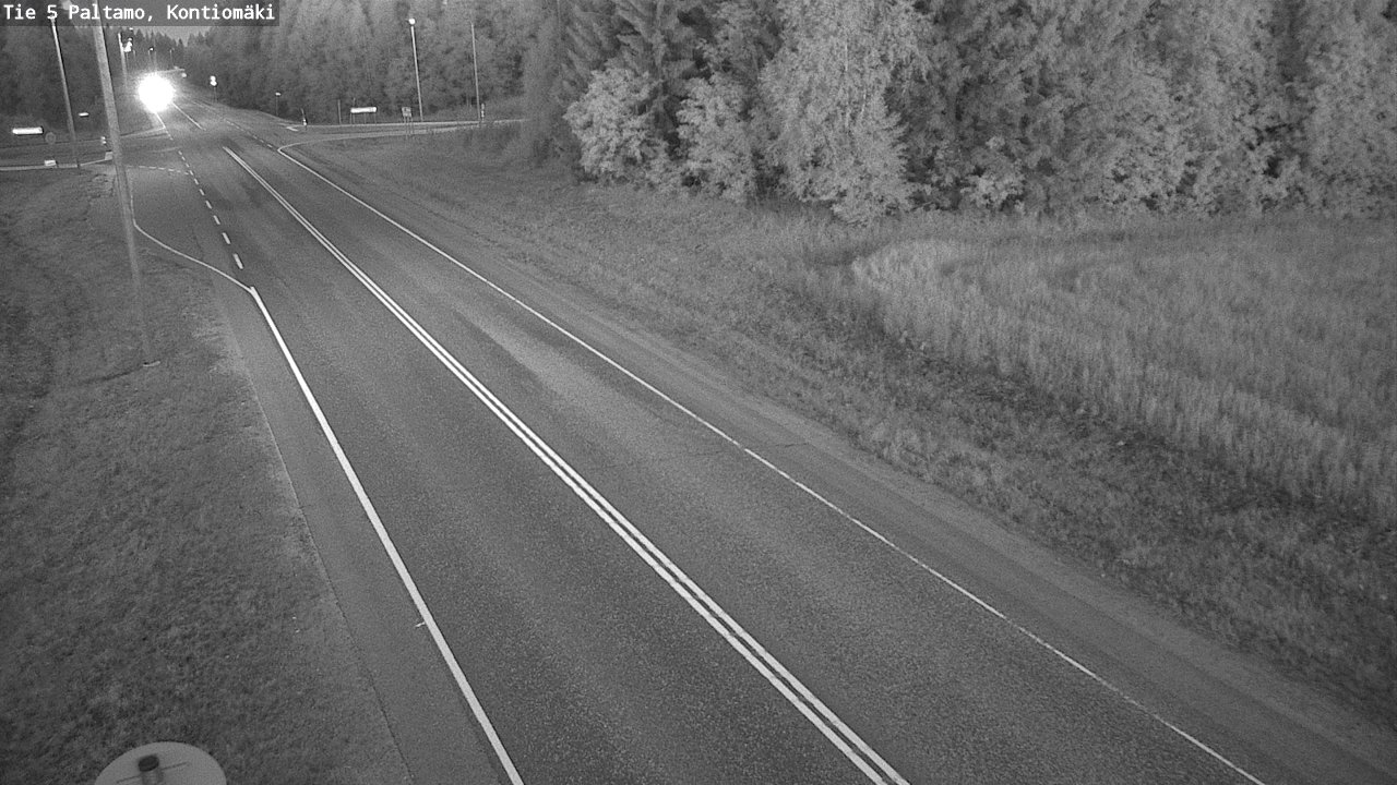 Weather Camera Image Väg 5 Paltamo, Kontiomäki, Paltamo, Kainuu