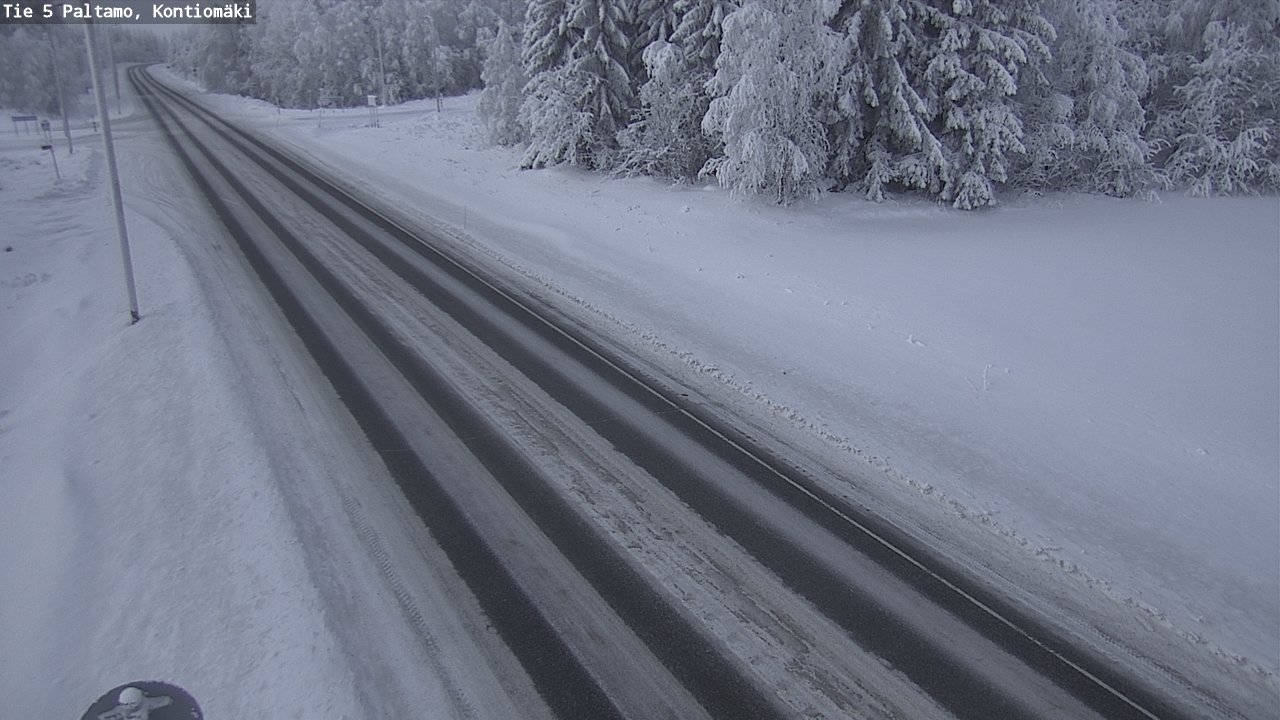 Weather Camera Image Väg 5 Paltamo, Kontiomäki, Paltamo, Kainuu