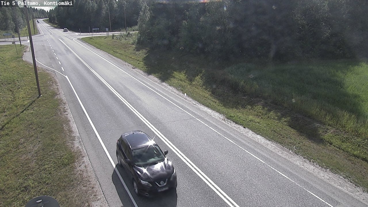 Weather Camera Image Väg 5 Paltamo, Kontiomäki, Paltamo, Kainuu
